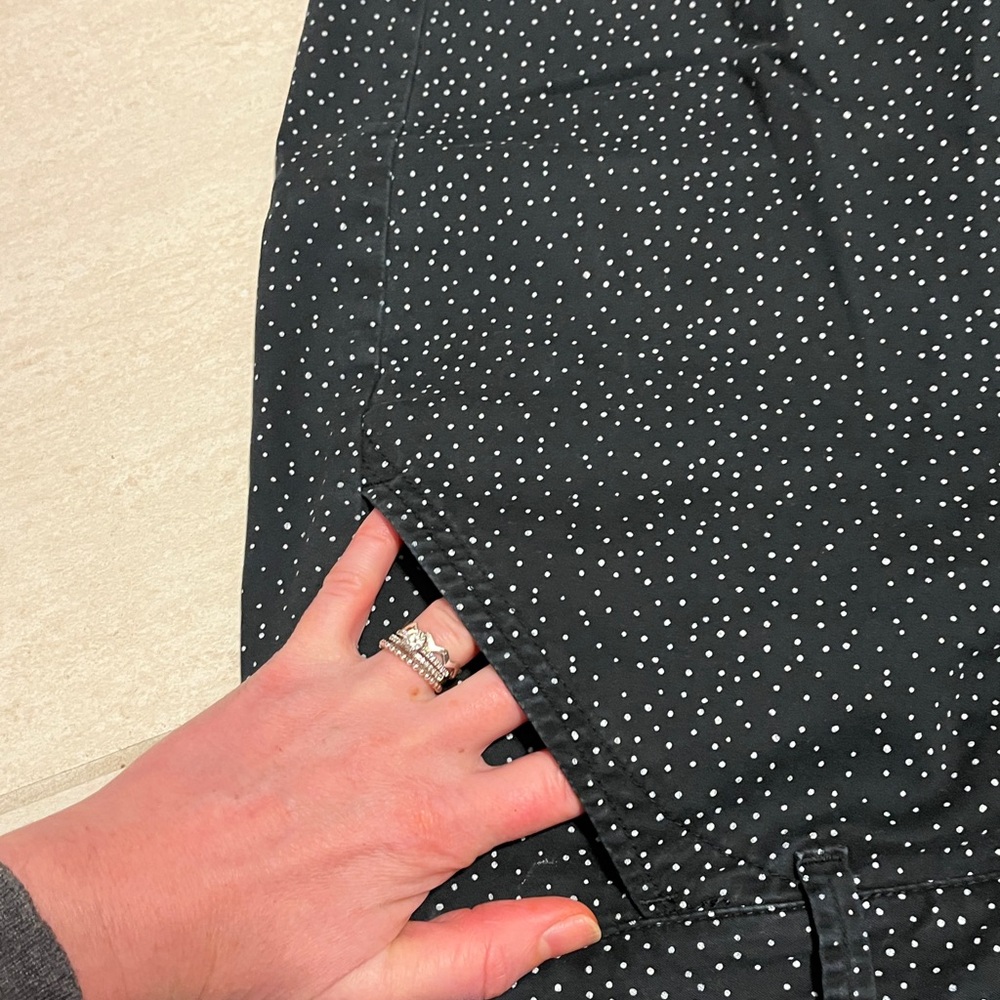 Lee Black and White Polka Dot Women's Shorts - Picture 6 of 7